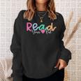 Read Your Heart Out Reading Librarian Book Across America Sweatshirt Gifts for Her