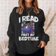 I Read Past My Bedtime Book Bookworm Sweatshirt Gifts for Her