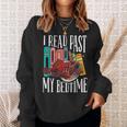 I Read Past My Bedtime Bookworm Book Lovers Sweatshirt Gifts for Her