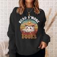 Read S'More Book Marshmallow Book Reading Lover Sweatshirt Gifts for Her