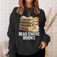 Read S'More Books Camping Themed Literacy Night Sweatshirt Gifts for Her