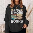 Read S'More Books Camping Reading Bookworm Book Lover Grunge Sweatshirt Gifts for Her