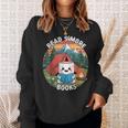Read Smore Books Cute Marshmallow Camp Reading Library Kids Sweatshirt Gifts for Her