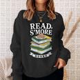 Read S'More Books Marshmallow Reading Smores Sweatshirt Gifts for Her