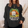 Read S'More Books Pun Camping Nature Lover Sweatshirt Gifts for Her