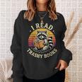 I Read Trashy Books Raccoon Sweatshirt Gifts for Her
