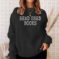 Read Used Books Sweatshirt Gifts for Her