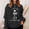 Reader Bookworm Reading Literature Book Poem Books Sweatshirt Gifts for Her