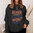 A Reader Lives A Thousand Lives Before He Dies Book Lover Sweatshirt Gifts for Her