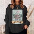 The Reader Tarot Card Skeleton With Book Lover Bookworm Sweatshirt Gifts for Her The Reader Tarot Card Skeleton With Book Lover Bookworm Sweatshirt Gifts for Her