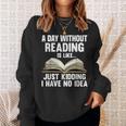 Reading Art For Men Women Reading Book Lover Bookworm Small Sweatshirt Gifts for Her Reading Art For Men Women Reading Book Lover Bookworm Small Sweatshirt Gifts for Her