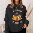 Reading Book Lover Librarian Bibliophile Teacher Sweatshirt Gifts for Her