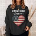Reading Books Since 1776 American Reading Pride Sweatshirt Gifts for Her Reading Books Since 1776 American Reading Pride Sweatshirt Gifts for Her