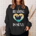 Reading Books In Bathtub Bathing Sexy Bookworm Reading Rats Sweatshirt Gifts for Her