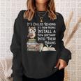Reading Books Stimulates The Imagination Software For Brains Sweatshirt Gifts for Her Reading Books Stimulates The Imagination Software For Brains Sweatshirt Gifts for Her