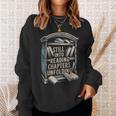 Still Into Reading Chapters Unfolding Book Sweatshirt Gifts for Her