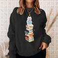 Reading Cute Cat Read Colorful Books Reader Women Men Kids Sweatshirt Gifts for Her Reading Cute Cat Read Colorful Books Reader Women Men Kids Sweatshirt Gifts for Her