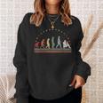 Reading Evolution Retro Books Hobby Reading Sweatshirt Gifts for Her