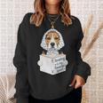 Reading Is My Favorite Sport Beagle Book Lover Sweatshirt Gifts for Her