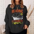 Reading Is My Favorite Sport Bookworm Book Reading Sweatshirt Gifts for Her