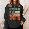 Reading Is My Favorite Sport Reader Book Worm Sweatshirt Gifts for Her Reading Is My Favorite Sport Reader Book Worm Sweatshirt Gifts for Her