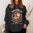 Reading Is My Favorite Sport Varsity Reading Club Book Sweatshirt Gifts for Her Reading Is My Favorite Sport Varsity Reading Club Book Sweatshirt Gifts for Her