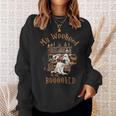 Reading Ghost Halloween Library Weekend Book Lovers Women Sweatshirt Gifts for Her