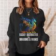 Reading Lover Easily Distracted By Dragons And Books Dragon Sweatshirt Gifts for Her