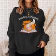 Reading Is Magical Book Lover & Axolotl Sweatshirt Gifts for Her