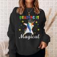 Reading Is Magical Book Lover Unicorn Student Teacher For Men Women Kids Sweatshirt Gifts for Her