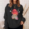 Reading Octopus Tea Coffee And Books Lover Sweatshirt Gifts for Her