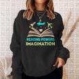 Reading Powers Imagination Book Nerd Reading Sweatshirt Gifts for Her Reading Powers Imagination Book Nerd Reading Sweatshirt Gifts for Her