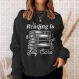 Reading Is Self Care Bookworm Teacher Kids Book Lovers Sweatshirt Gifts for Her Reading Is Self Care Bookworm Teacher Kids Book Lovers Sweatshirt Gifts for Her