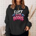 Reading Workout Lift So I Can Carry More Books Reader Sweatshirt Gifts for Her