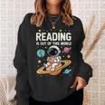 Reading Is Out Of This World Cute Astronaut Books Lover Sweatshirt Gifts for Her