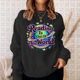 Reading Is Out Of This World Space Books Lover Kid Boy Sweatshirt Gifts for Her