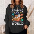 Reading Is Out Of This World Space Books Lover Kids Sweatshirt Gifts for Her