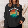 Readosaurus Reading Book Dino Fossils Dinsosaur Sweatshirt Gifts for Her