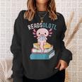Reads Alotl Shirt Kids Readsolotl Read Axolotl Shirt Books Sweatshirt Gifts for Her