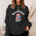 Readsalotl Axolotl Reading a Book Bookworm Sweatshirt Gifts for Her Readsalotl Axolotl Reading a Book Bookworm Sweatshirt Gifts for Her