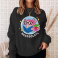 Readsolotl Axolotl Reading Book Sweatshirt Gifts for Her