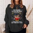 The Reason I'm Old And Wise Is Because I Read Books Owl Sweatshirt Gifts for Her