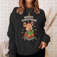 Reindeer Merry Christmas Books Matching Men Women Kids Sweatshirt Gifts for Her