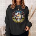 Retro American Flag I Read Banned Books Women Men Sweatshirt Gifts for Her