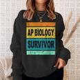 Retro AP Biology Shirt AP Biology Survivor Prep Book Study Sweatshirt Gifts for Her Retro AP Biology Shirt AP Biology Survivor Prep Book Study Sweatshirt Gifts for Her