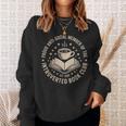 Retro Proud Introverted Book Club Anti Social Reader Sweatshirt Gifts for Her