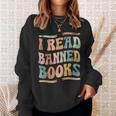 Retro I Read Banned Books Shirt Sweatshirt Gifts for Her