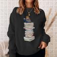 Robin Bird Reads Books Garden Backyard Birds Sweatshirt Gifts for Her Robin Bird Reads Books Garden Backyard Birds Sweatshirt Gifts for Her