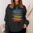 RtY Book Colorful Art Painting Graphic Motif Book Small Sweatshirt Gifts for Her