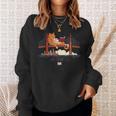 San Francisco Big Cat Reading Book Golden Gate Bridge Sweatshirt Gifts for Her San Francisco Big Cat Reading Book Golden Gate Bridge Sweatshirt Gifts for Her